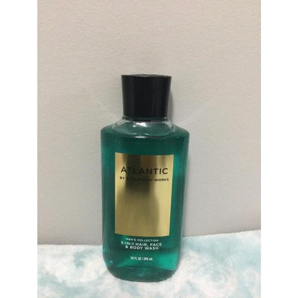 BATH & BODY WORKS ATLANTIC 3 IN 1 HAIR FACE BODY WASH SHOWER GEL SHAMPOO NEW - Picture 1 of 3